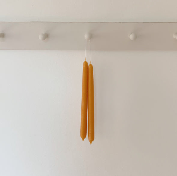 Natural Beeswax Taper