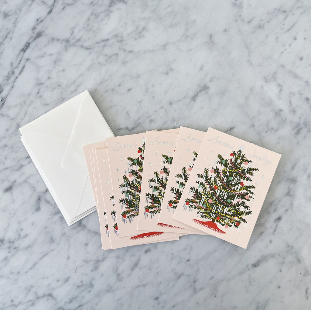 Tinsel Tree Card Boxed Set