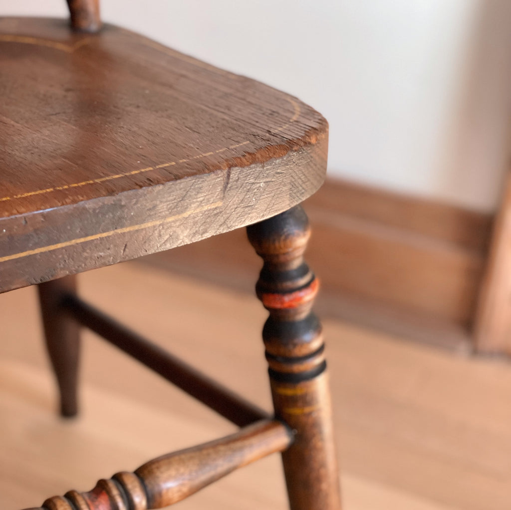 Children's Wooden Spindle Chair