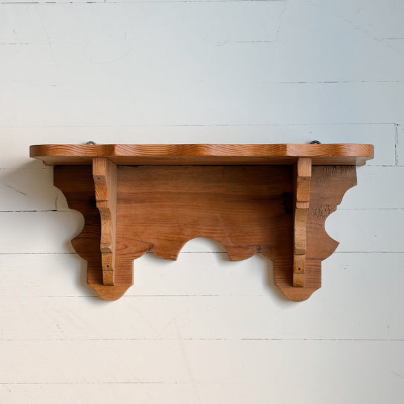 Handmade Pine Wall Shelf