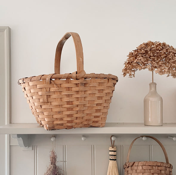 Grande Handwoven Gathering Basket