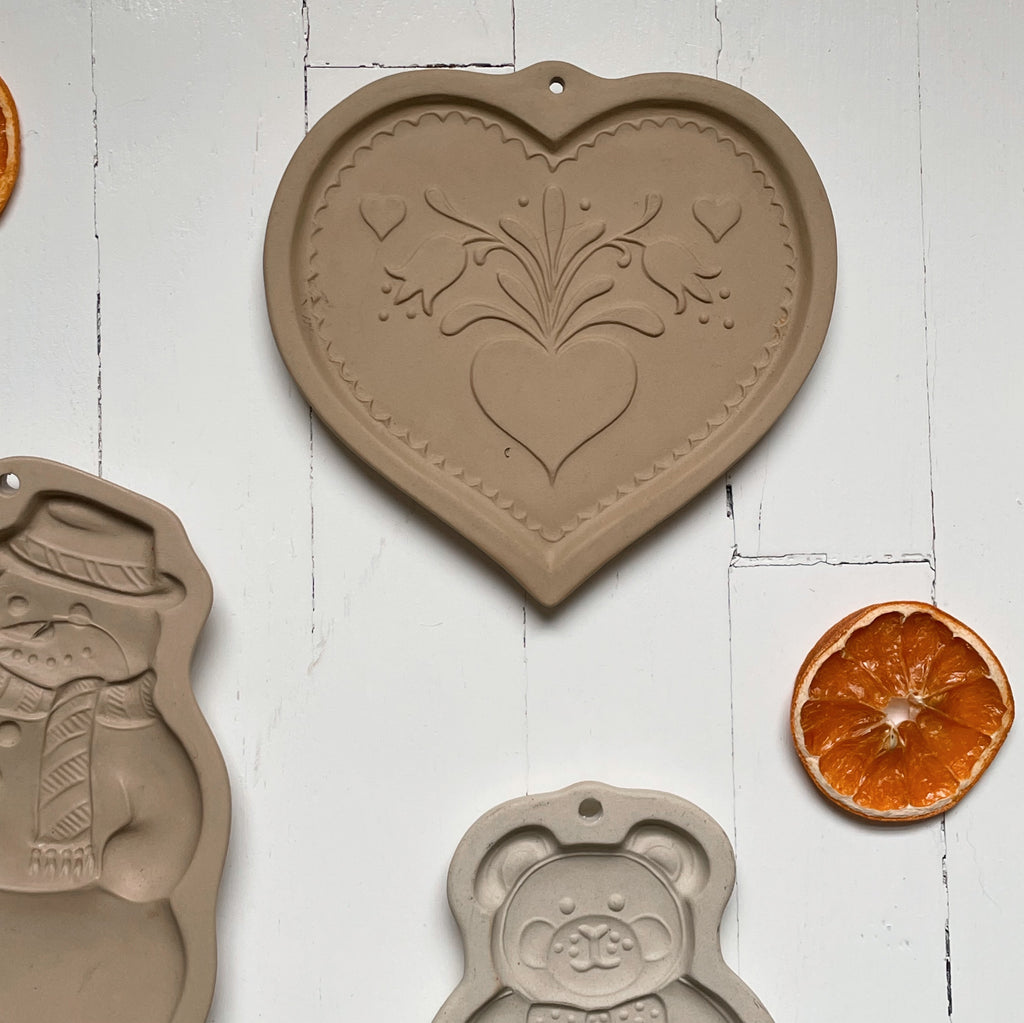 Holiday Stoneware Cookie Molds