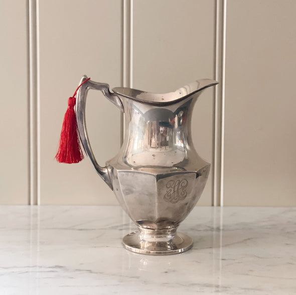 Antique Gorham “Plymouth” Sterling Silver Water Pitcher