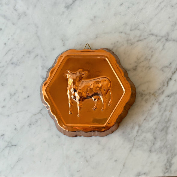 Copper Cow Wall Mold