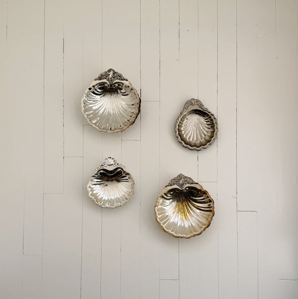 Silver-Plated Seashell Dish Collection