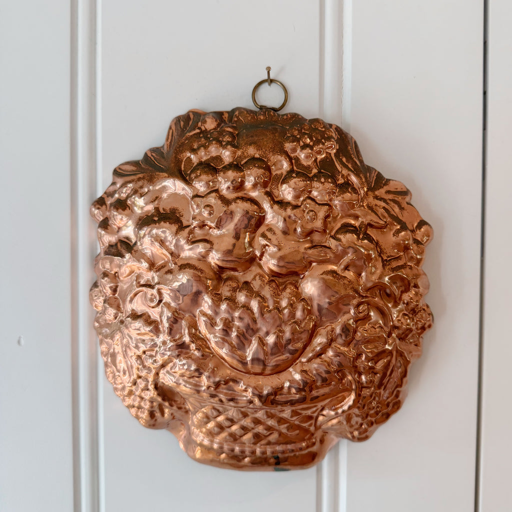 Vintage Abundant Basket Copper Mold