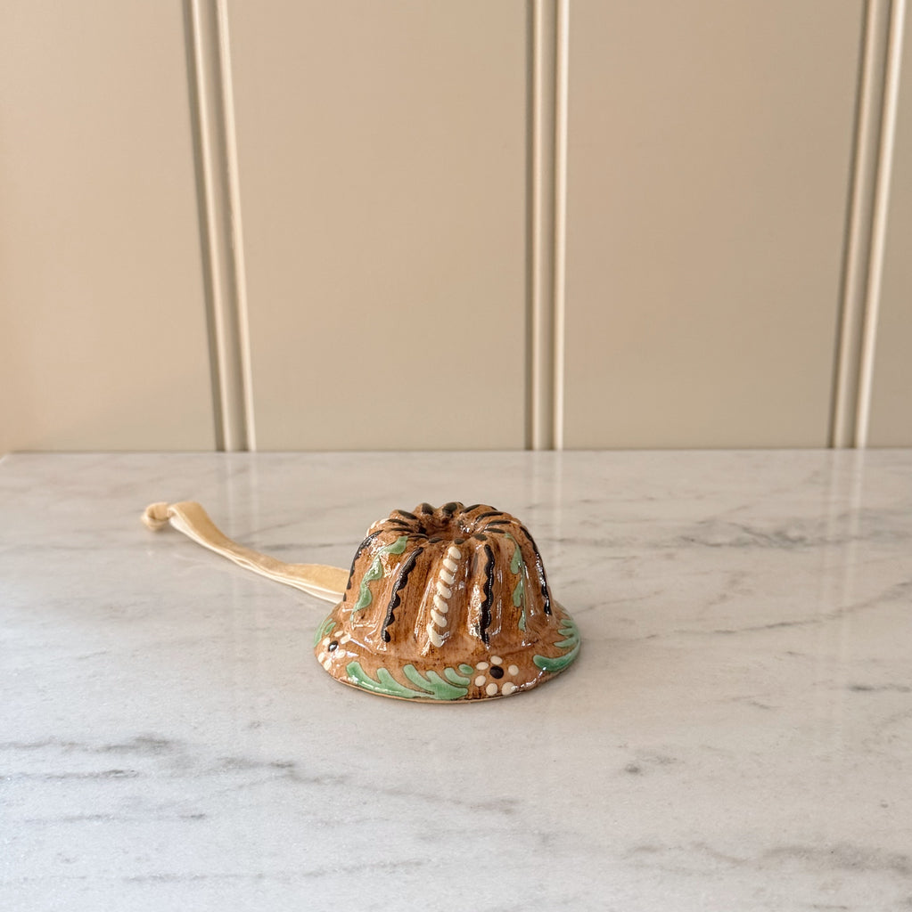 Ceramic Bundt Cake Ornament