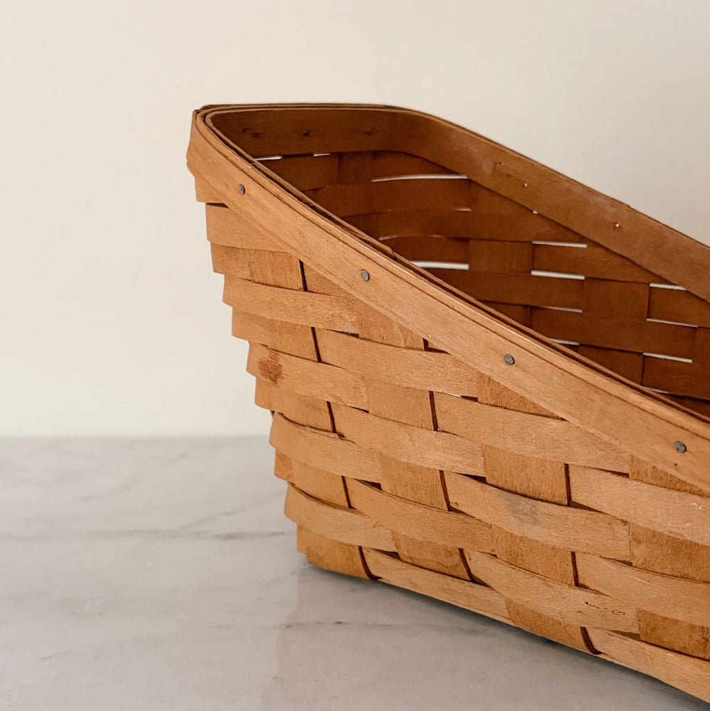 Handwoven Slope Basket