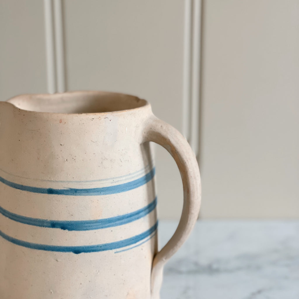 Hand Painted Banded Pitcher