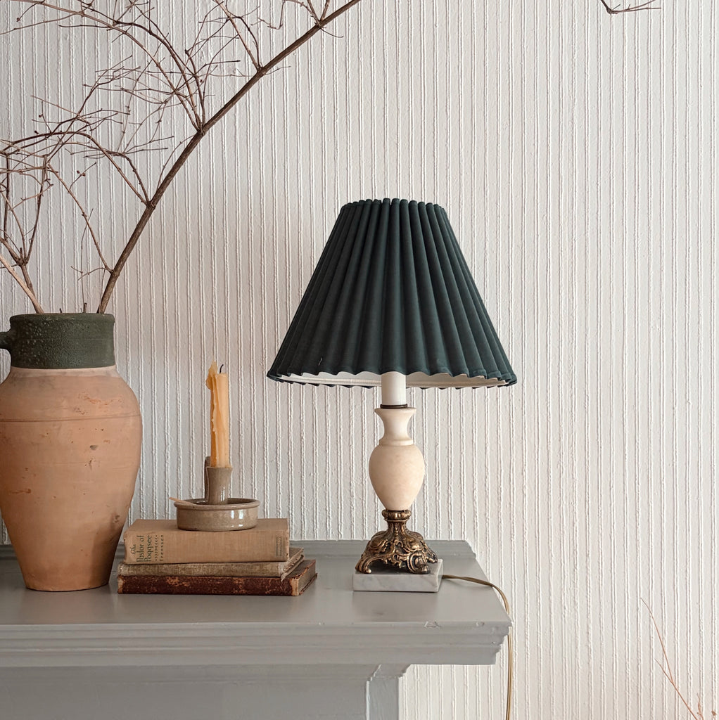 Vintage Alabaster Table Lamp