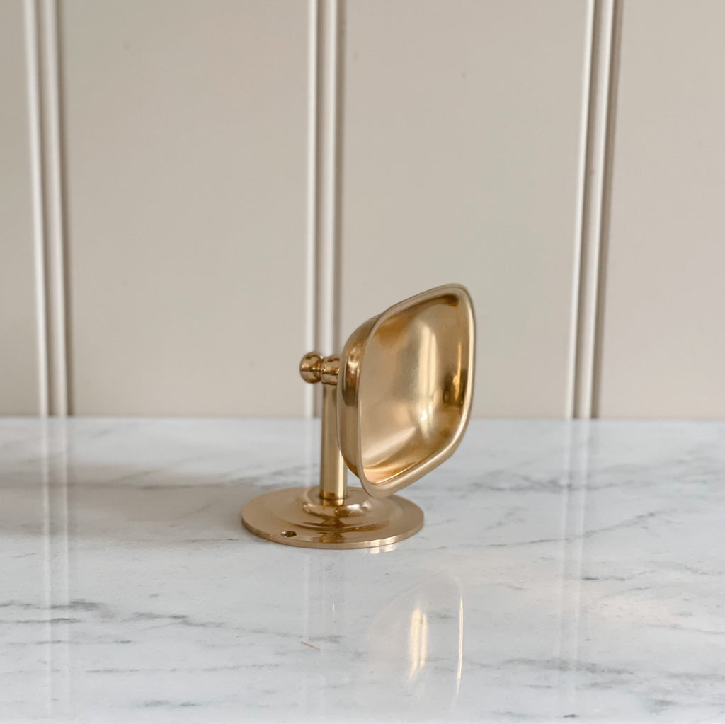 Brass Soap Holder Fixture