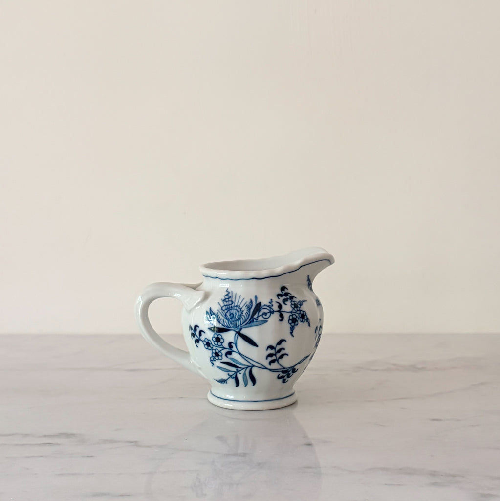 Blue Danube Creamer and Sugar Bowl