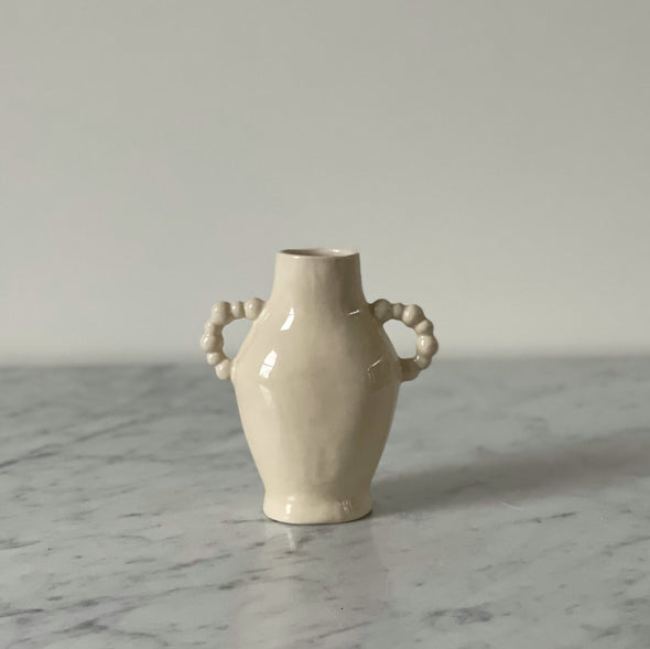 Ceramic Beaded Vase