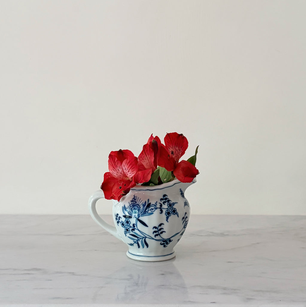 Blue Danube Creamer and Sugar Bowl
