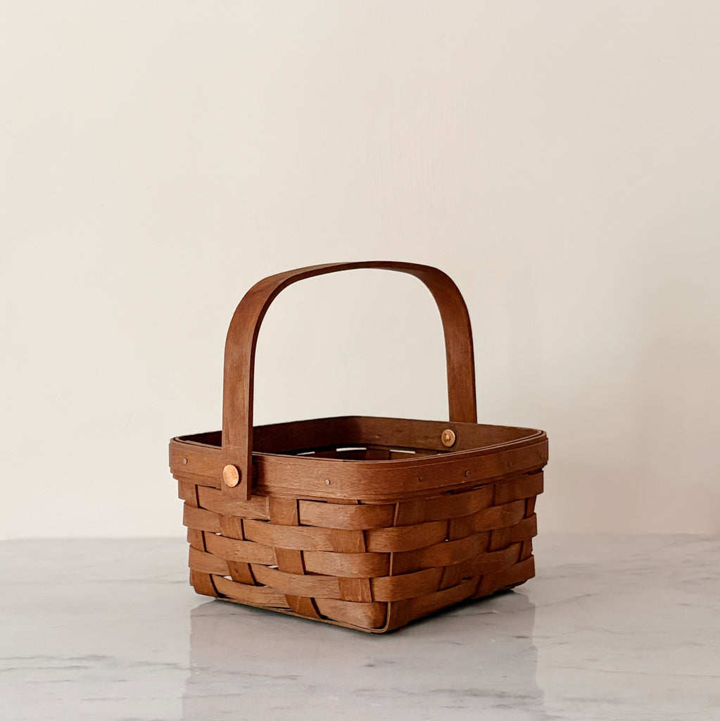 Petite Handwoven Berry Basket