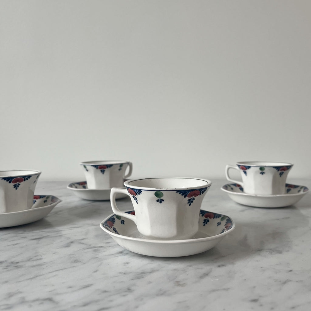 Painted English Ironstone Transferware