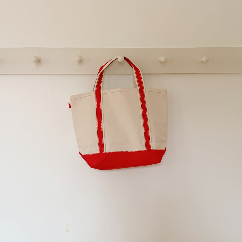 Mini Canvas Boat Tote