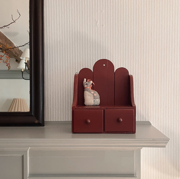 Handmade Scalloped Drawer Shelf