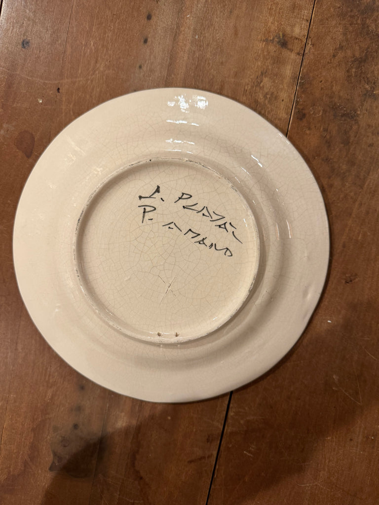 Spanish Folk Art Display Plate