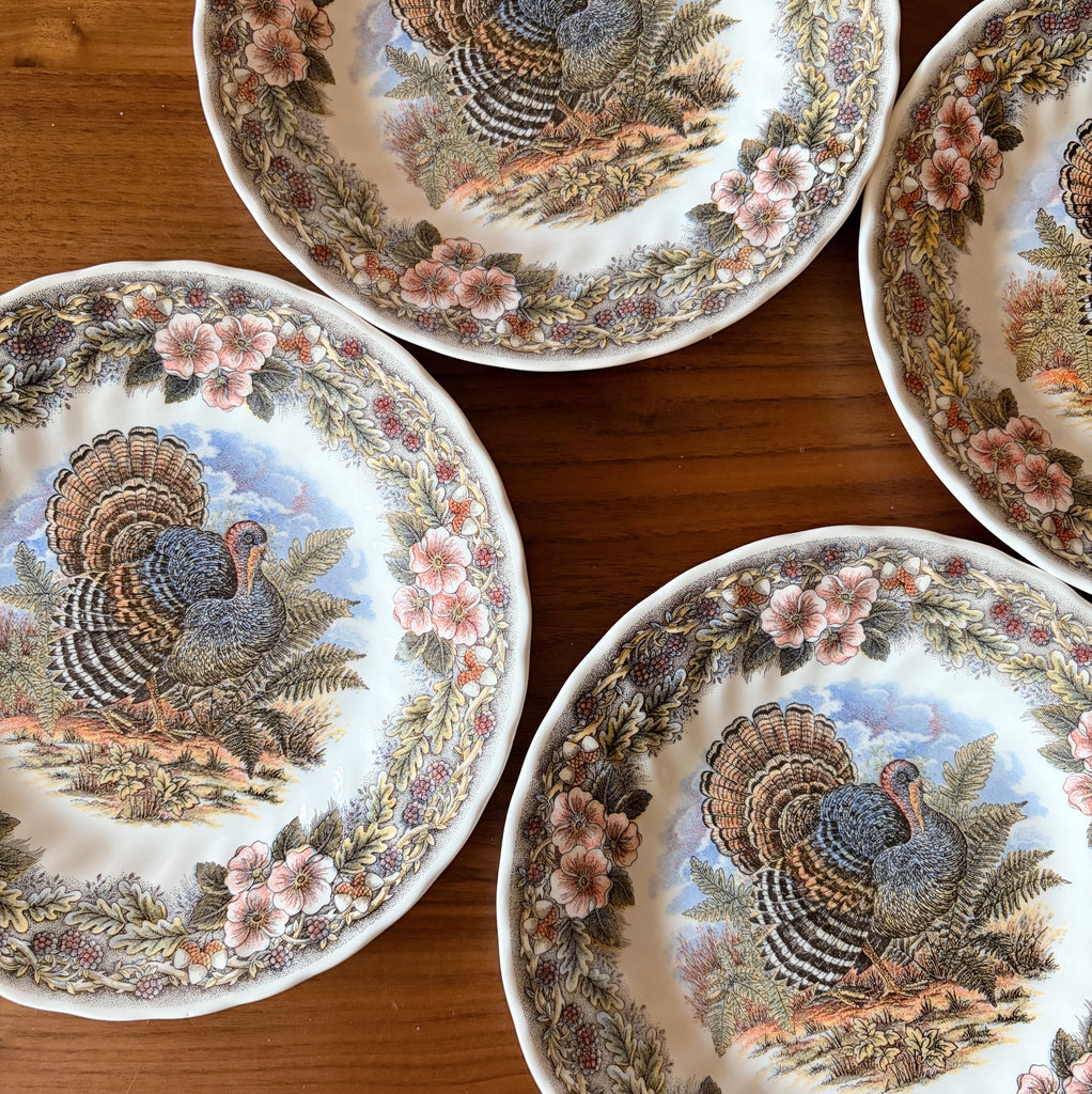 Churchill Thanksgiving Turkey Small Plate Set