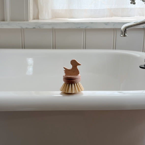 Duckling Bath and Cleaning Brush