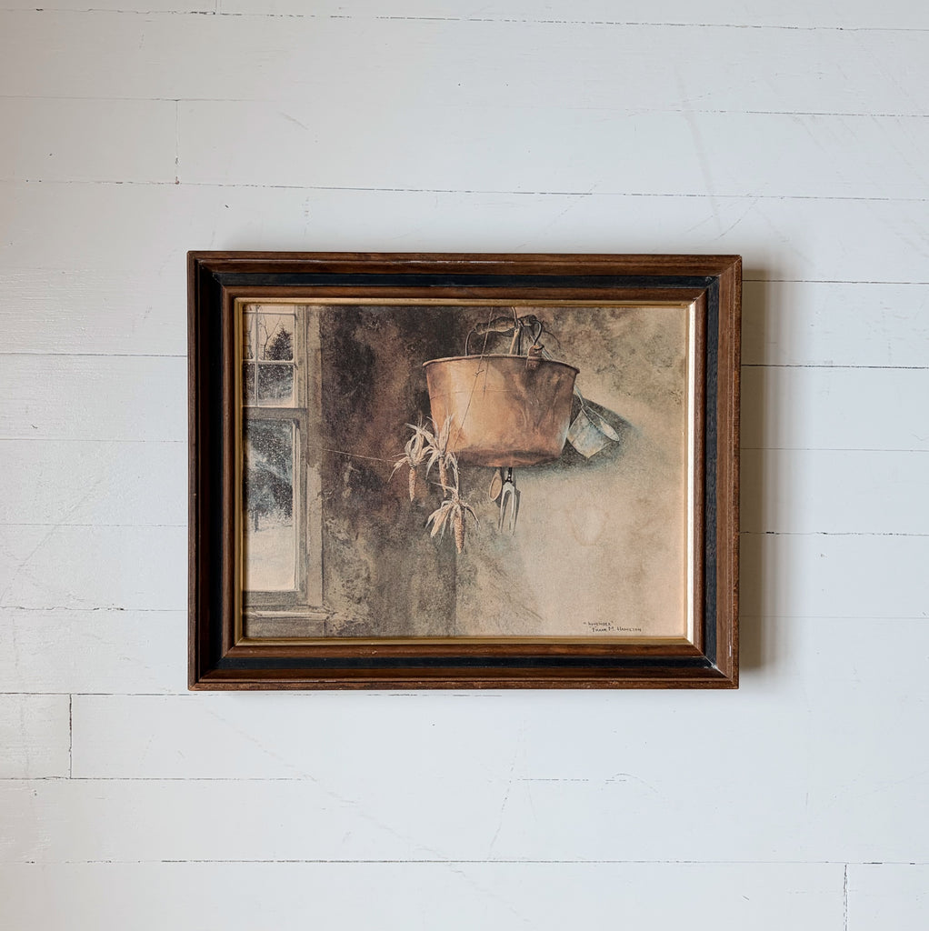 Framed Frank M. Hamilton “November” Art Print