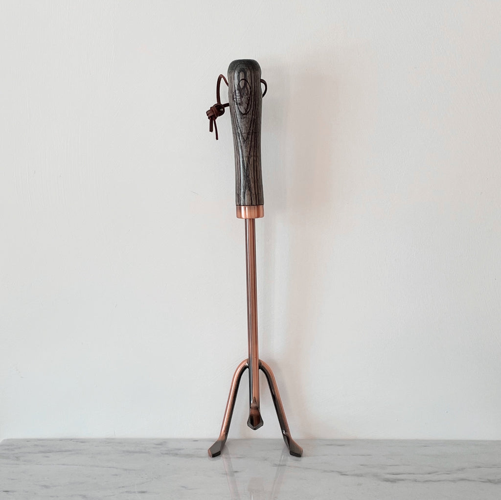 Copper Plated Rake Fork