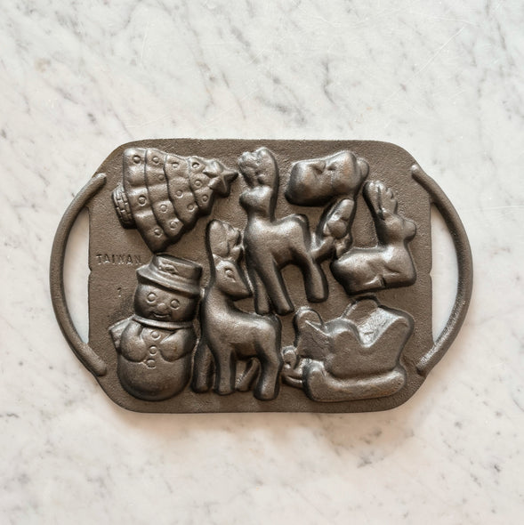 Cast Iron Christmas Mold