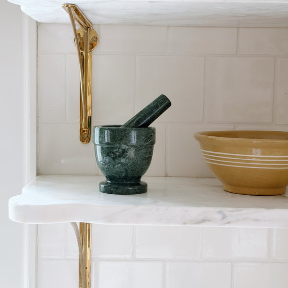 Emerald Marble Mortar & Pestle