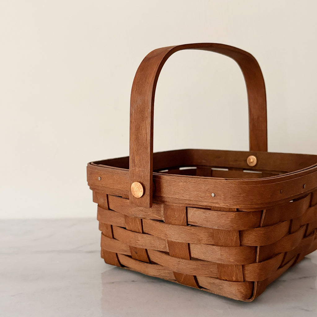 Petite Handwoven Berry Basket