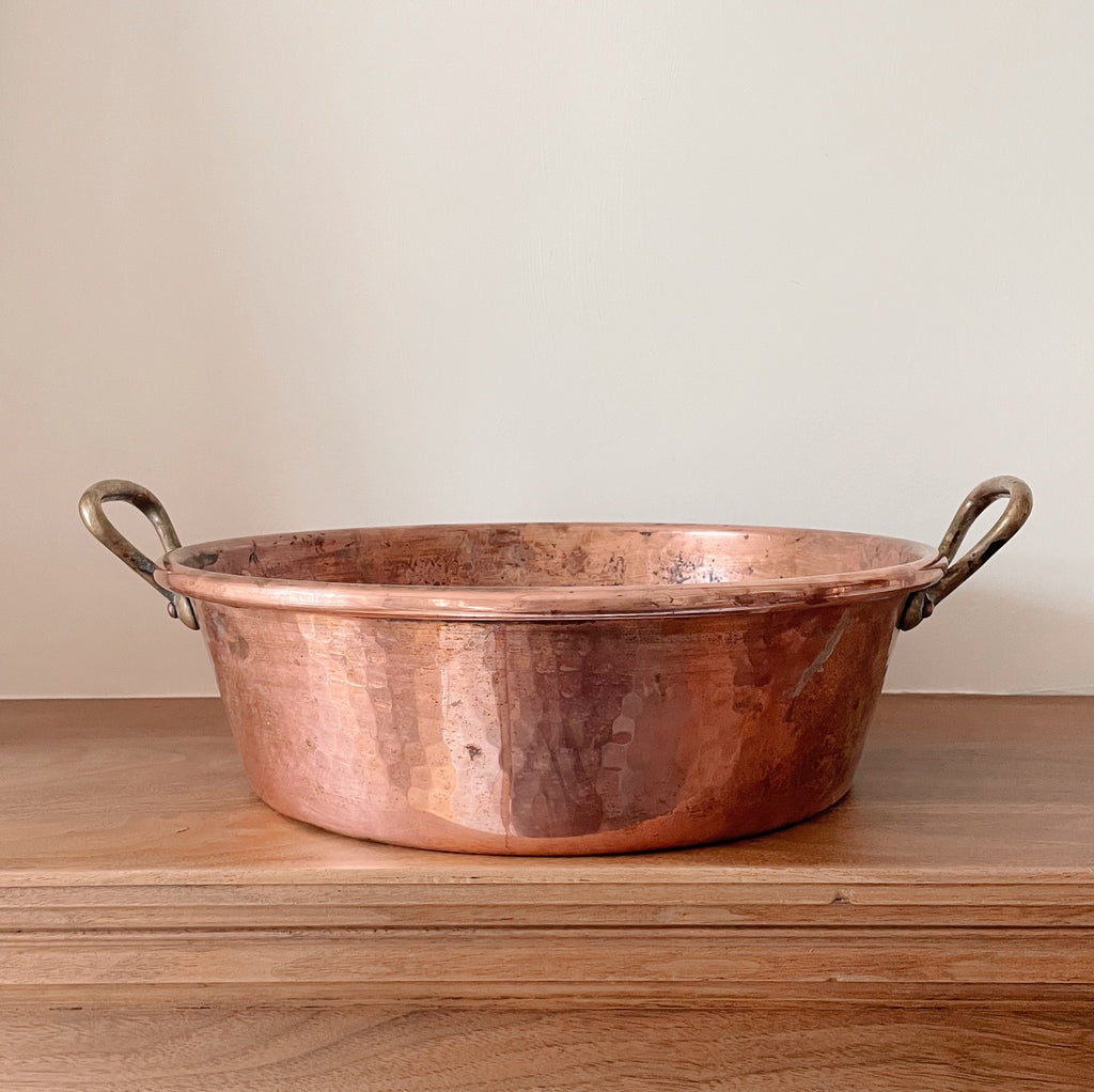 Grand French Copper Jam Pan