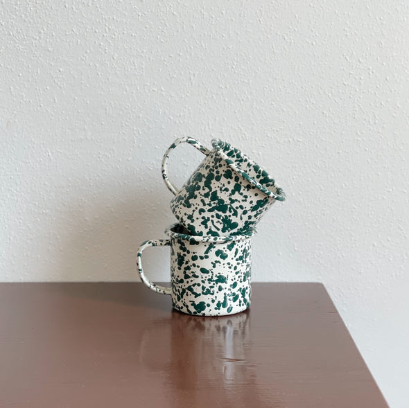 Splatter Enamelware Mug