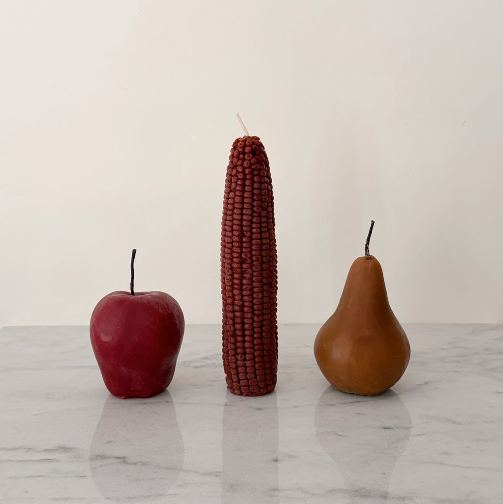 Autumnal Corn Beeswax Candle