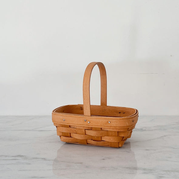 Petite Handmade Longaberger Basket