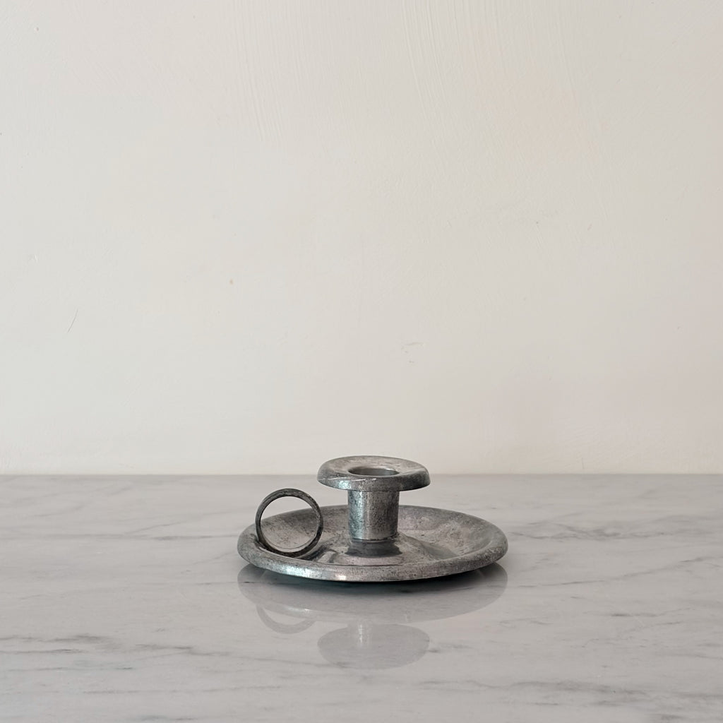 Vintage Woodbury Pewter Chamberstick