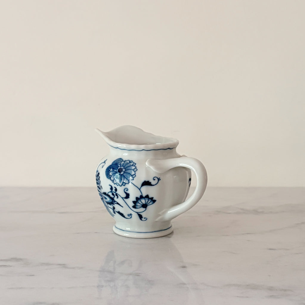 Blue Danube Creamer and Sugar Bowl