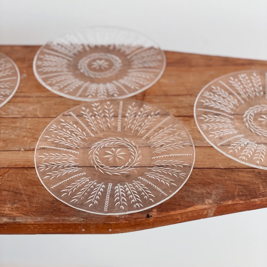 Wheat Engraved Appetizer Plate