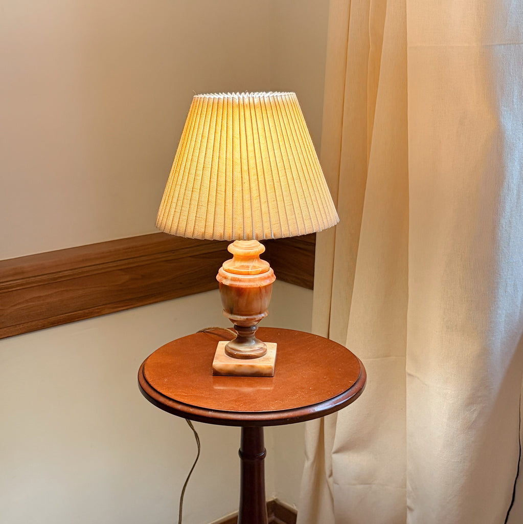 Vintage Alabaster Table Lamp