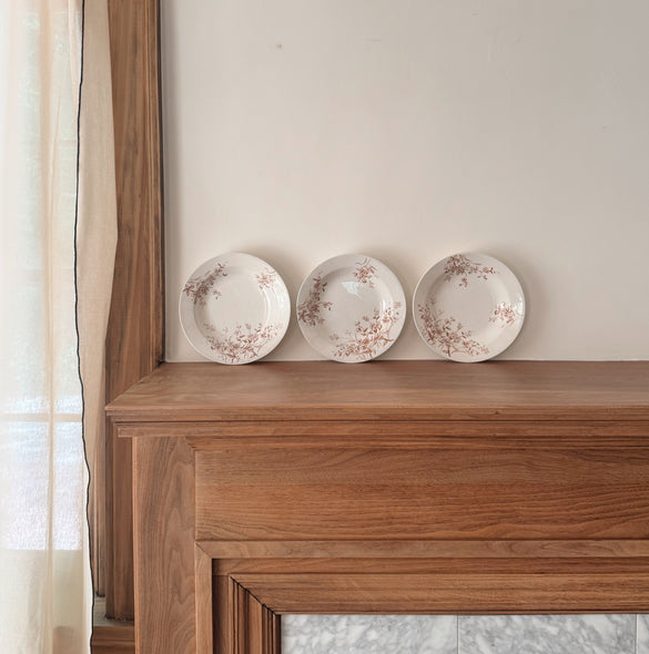 English Ironstone Rimmed Soup Bowl