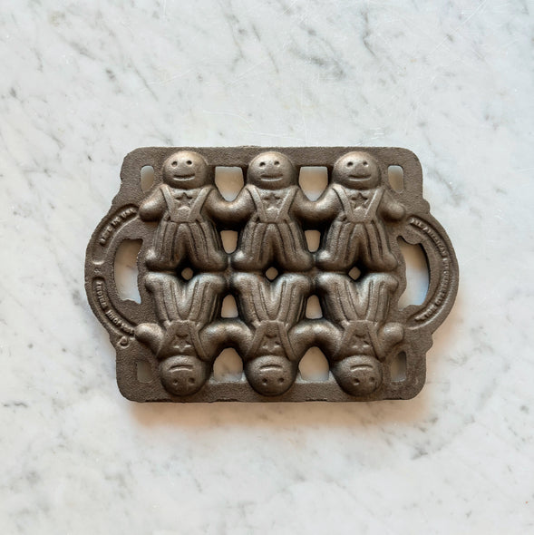 Cast Iron Gingerbread Mold