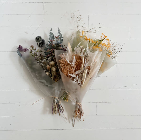 Idlewild Floral Co. - Citrine Dried Flower Mini Bouquet