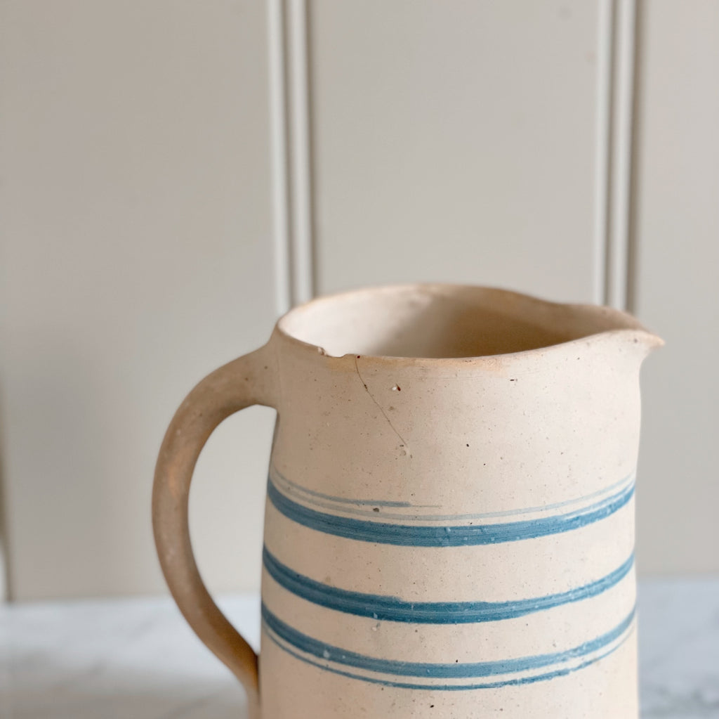 Hand Painted Banded Pitcher