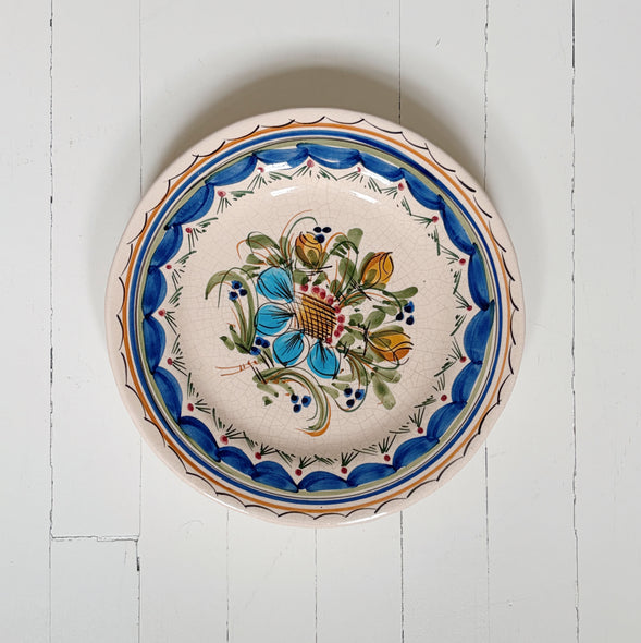 Spanish Folk Art Display Plate