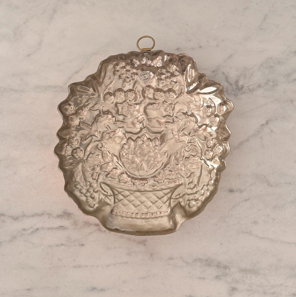 Vintage Abundant Basket Copper Mold