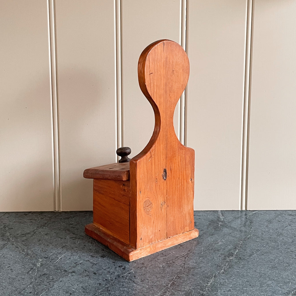 Vintage Folk Wooden Salt Box