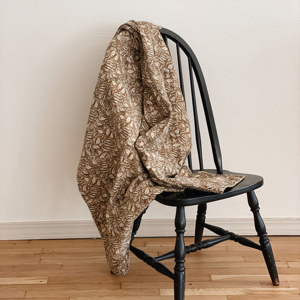 Chestnut Kantha Blanket