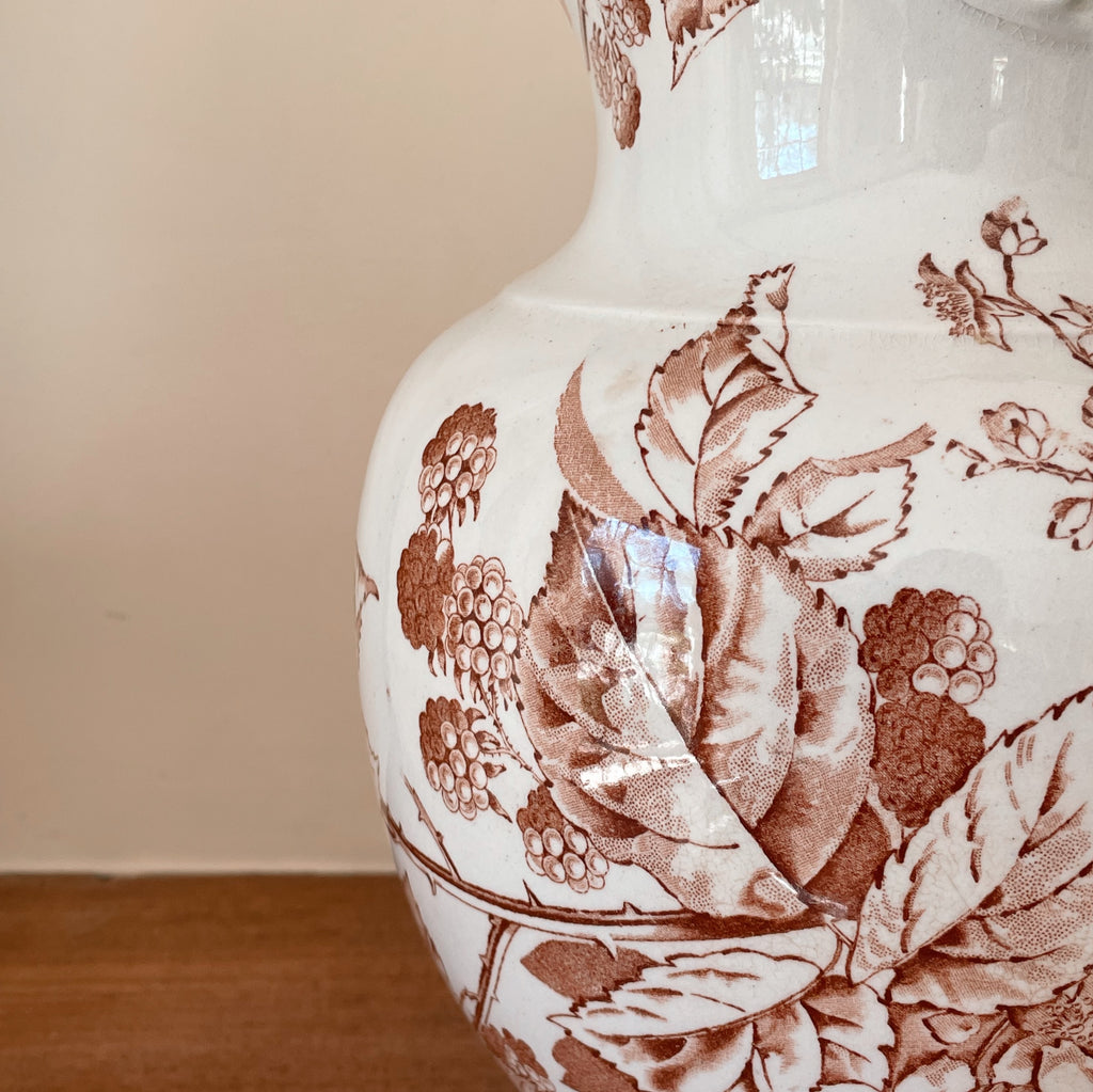 Grand Bramble Berry Transferware Pitcher