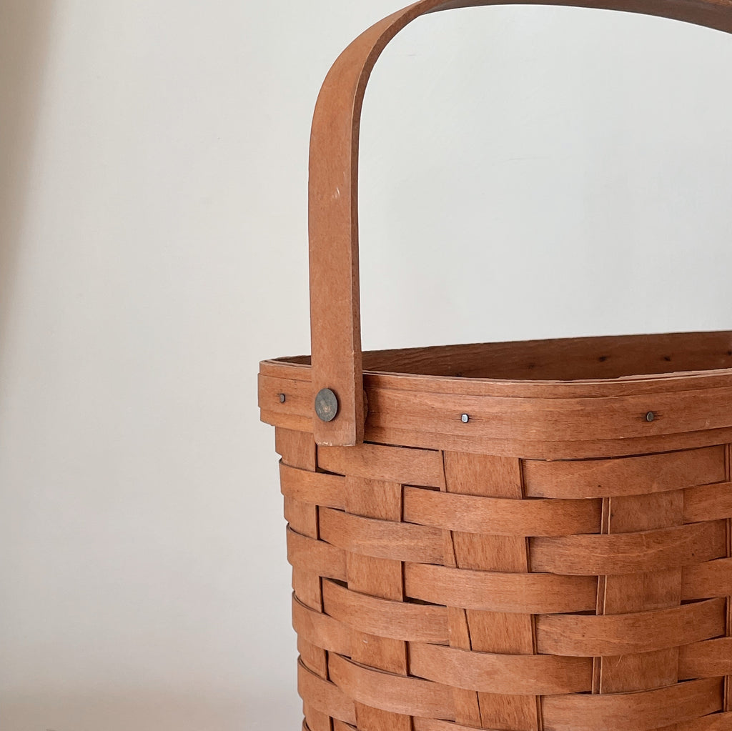 Handwoven Footed Longaberger Basket