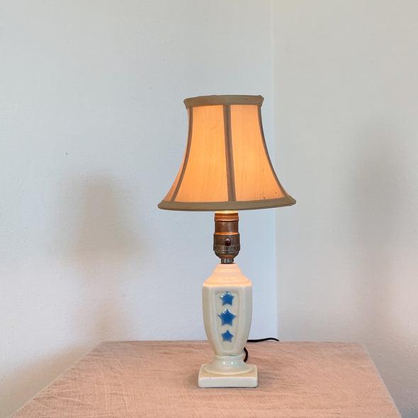 Vintage Ceramic Star Lamp