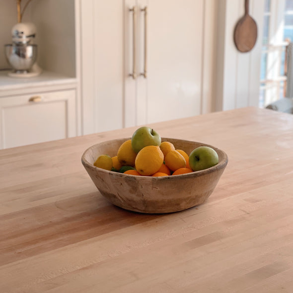 Wooden Dough Bowl